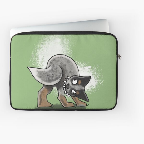 Cattle Dog Cartoon Laptop Sleeve
