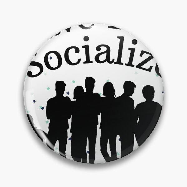 Item preview, Socialize and Have Fun designed and sold by Axeel.art.