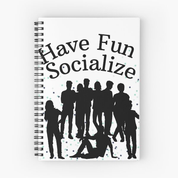 Item preview, Socialize and Have Fun designed and sold by Axeel.art.