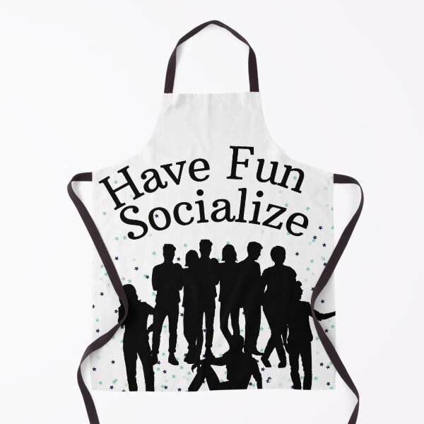 Item preview, Socialize and Have Fun designed and sold by Axeel.art.