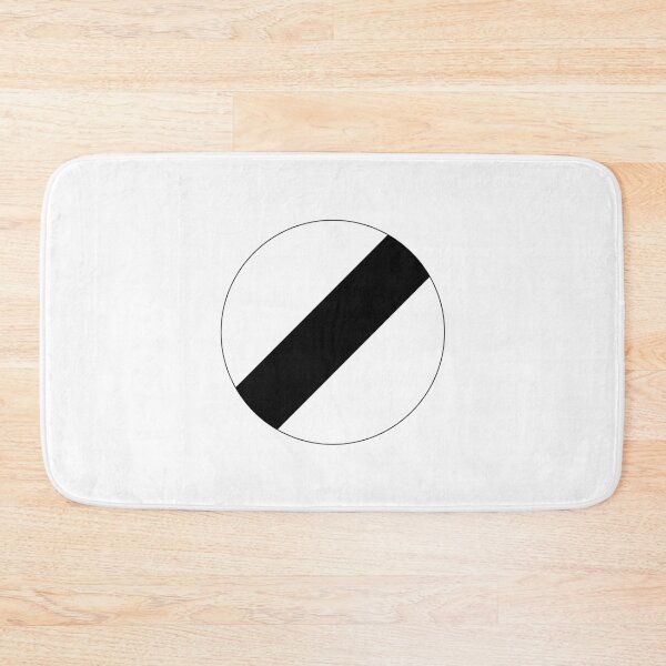 Item preview, UK National Speed Limit Speed Limit sign designed and sold by MintGubbins.