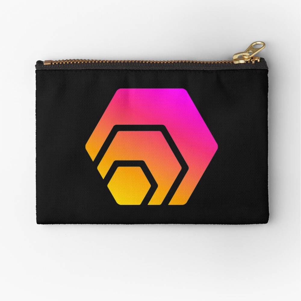 hexagon zipper pouch