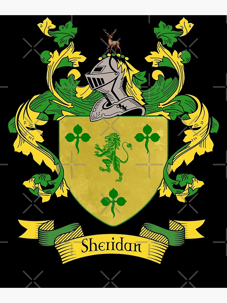 Sheridan Family Crest – Heraldic Jewelry