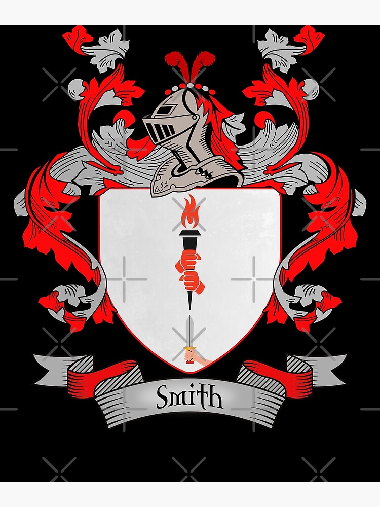 "Smith Coat of Arms Smith Family Crest" Canvas Print by chuppys