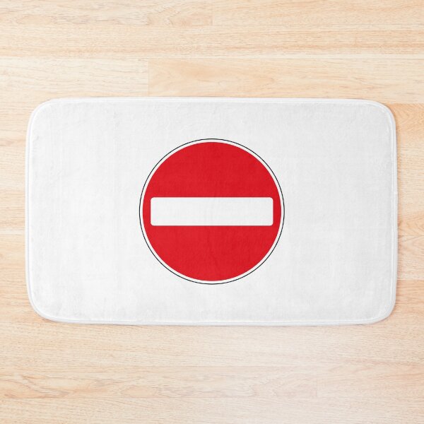 Item preview, UK No Entry Road Sign designed and sold by MintGubbins.