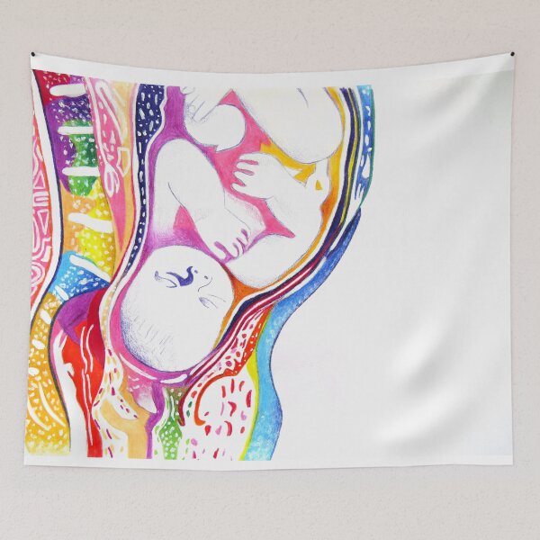 Item preview, Baby Of A Rainbow Womb designed and sold by MidwiferyGifts.