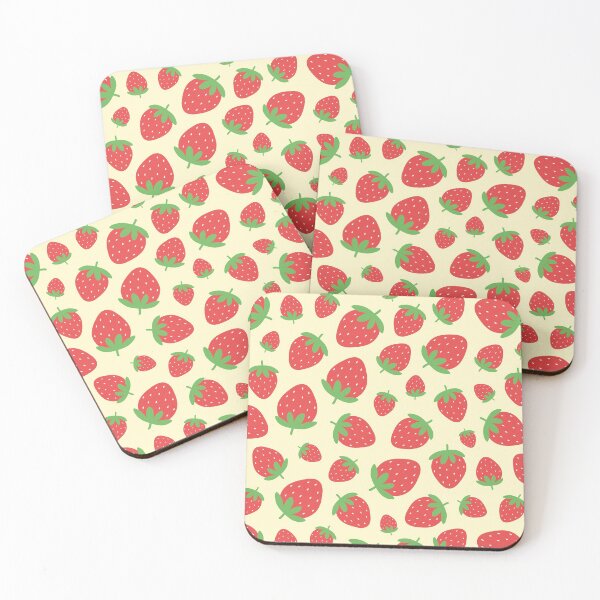 Item preview, Cute strawberry pattern designed and sold by Nikamii.