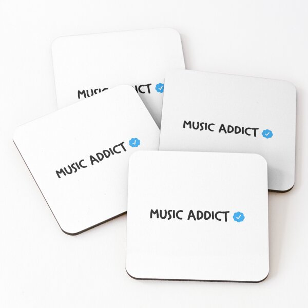 Item preview, Music Addict Verified Blue Tick designed and sold by InkonoStore.