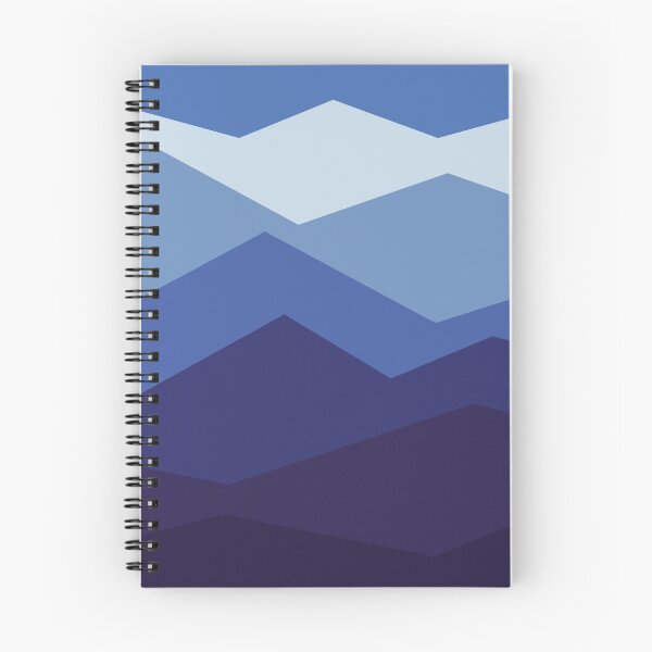 Item preview, Mountain Range – Deep Blue designed and sold by Monoman1a.