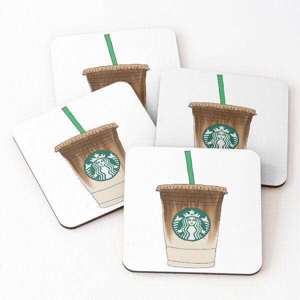 Item preview, Iced Coffee Latte Illustration designed and sold by ravenmandyshop.