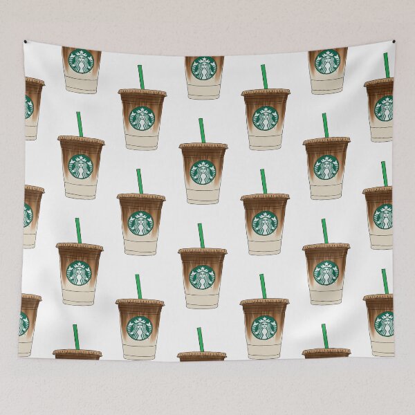Item preview, Iced Coffee Latte Illustration designed and sold by ravenmandyshop.