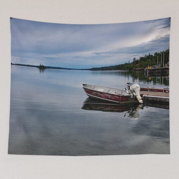 Artikelvorschau, Boot auf der Isle Royale - MI entworfen und verkauft von Kathy Weaver.