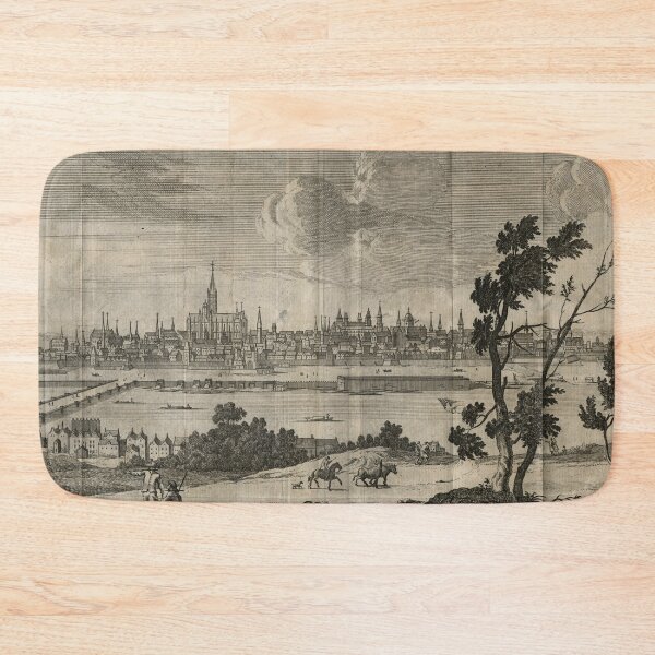 Item preview, Old Vienna Austria Map (1739) Vintage Wien City Atlas designed and sold by BravuraMedia.