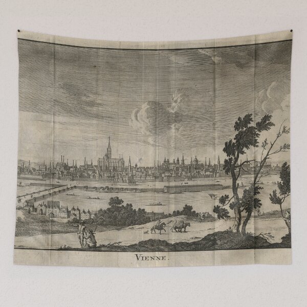 Item preview, Old Vienna Austria Map (1739) Vintage Wien City Atlas designed and sold by BravuraMedia.