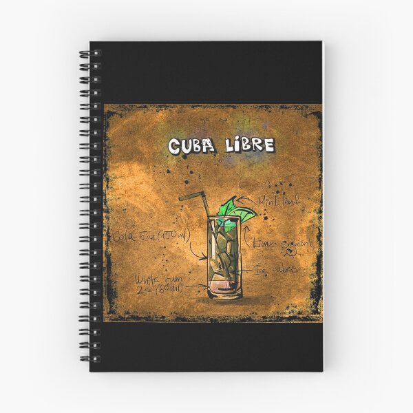 Artikelvorschau, Cuba-Libre-Cocktail-Rezept entworfen und verkauft von theshirtinator.