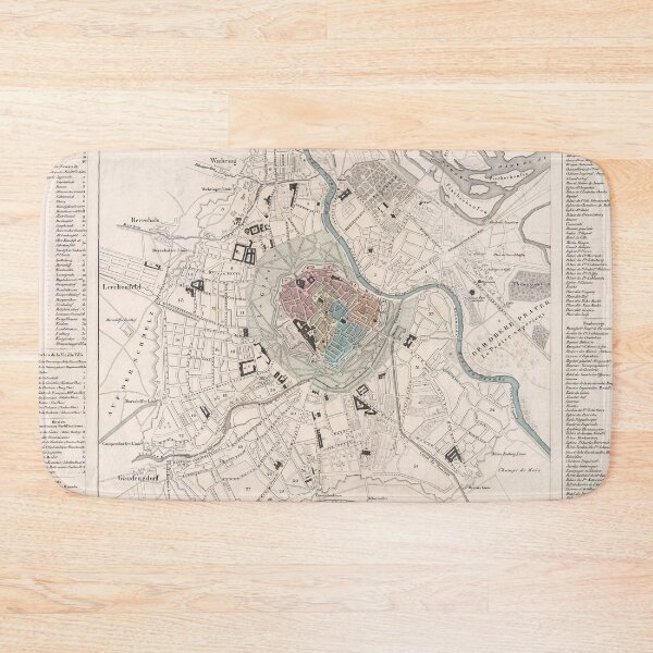Item preview, Vienna Austria Antique Map (1906) Vintage Wein City Atlas designed and sold by BravuraMedia.