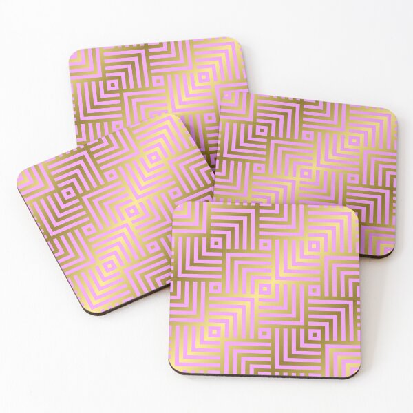 Item preview, Art Deco-Style Gold-Hues And Pink Pattern designed and sold by DEC02.