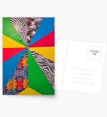 Harlequin Shapes Postcards