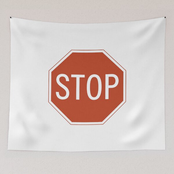 Item preview, US Stop Road Sign designed and sold by MintGubbins.