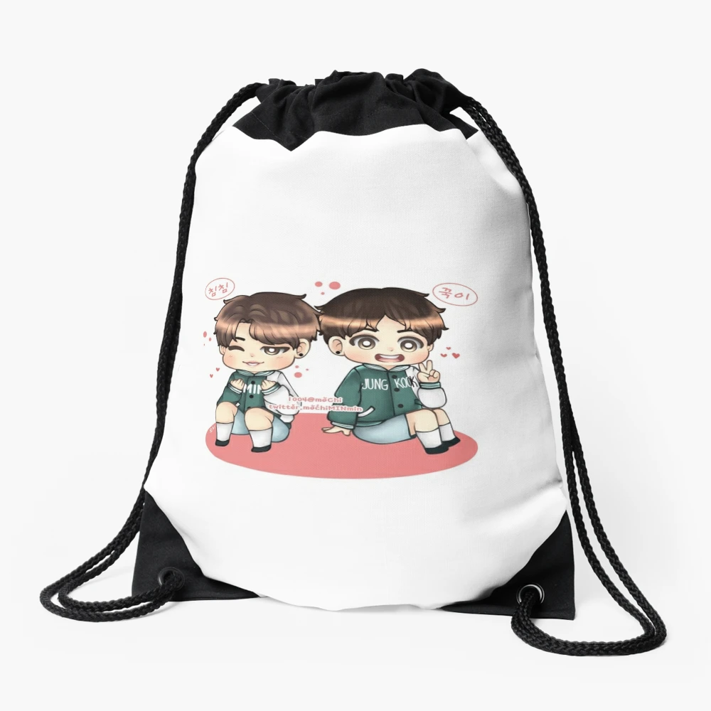 Jikook BTS Jimin and Jungkook Pinkies Line Art Tote Bag for Sale