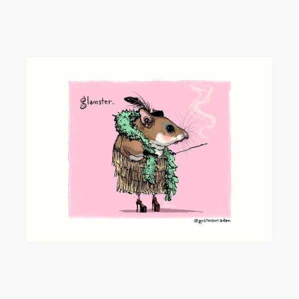 Glamster Art Print