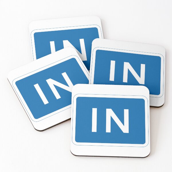 Item preview, UK In Road Sign - Blue with white text designed and sold by MintGubbins.