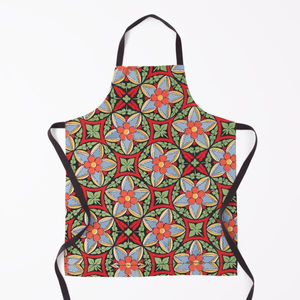 Item preview, Pattern with flowers stars and leaves designed and sold by Elnica.