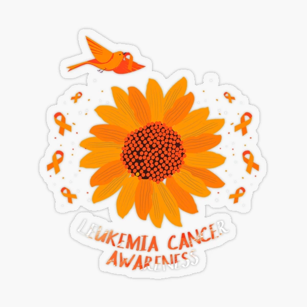 Orange Flower Sticker – Pigment