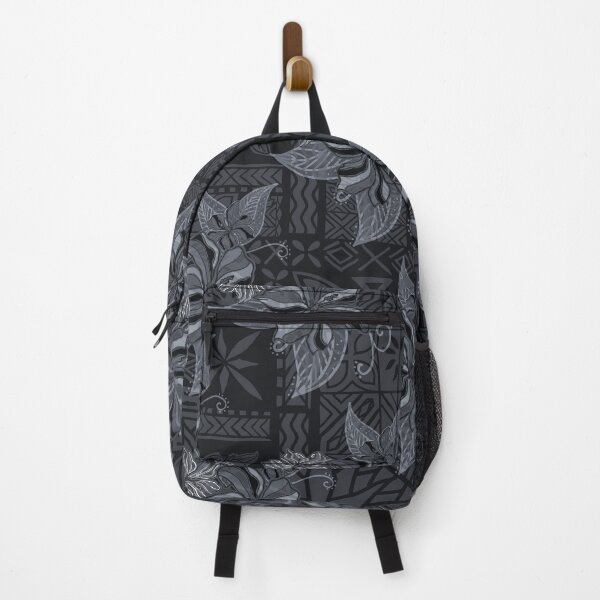 Item preview, Hawaiian - Polynesian - Samoan Vintage Black Lava Hibiscus Print designed and sold by sunnthreads.