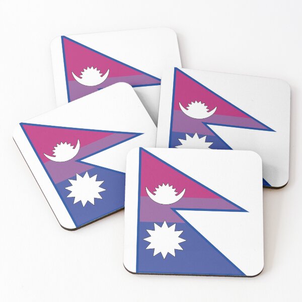 Item preview, Nepal Flag - Bi Pride designed and sold by Sanish Shrestha.