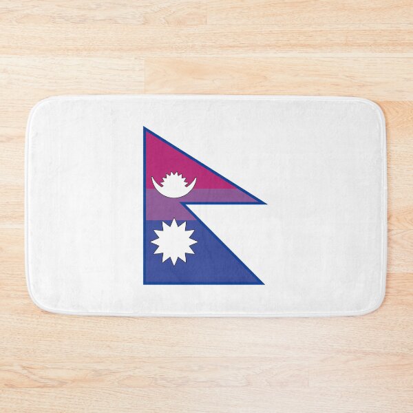 Item preview, Nepal Flag - Bi Pride designed and sold by Sanish Shrestha.