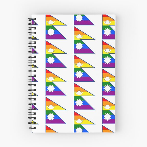 Item preview, Nepal Flag - Gay Pride designed and sold by Sanish Shrestha.