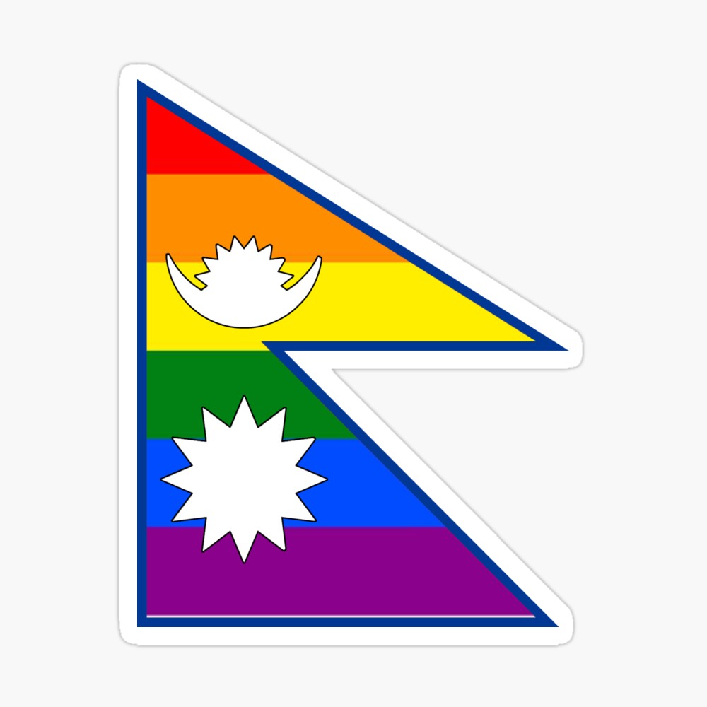 Nepal Flag - Gay Pride