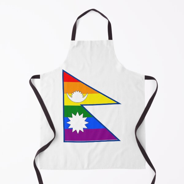 Item preview, Nepal Flag - Gay Pride designed and sold by Sanish Shrestha.