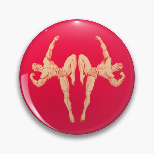 Item preview, Muscle Skull (Circle) designed and sold by VintageDick.