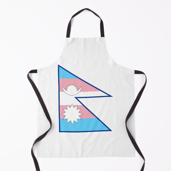 Item preview, Nepal Flag - Trans Pride designed and sold by Sanish Shrestha.