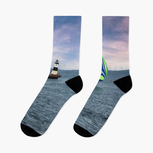 Item preview, Sailing by the North Pier Light designed and sold by Kathy Weaver.