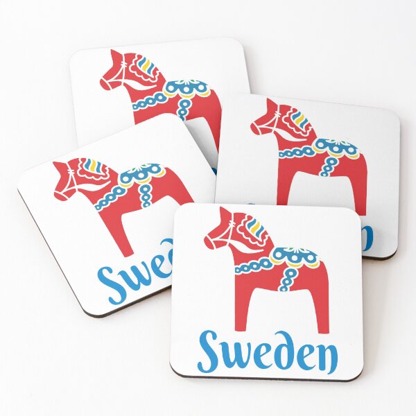 Item preview, Swedish Dala  Dalarna Sweden Horse Dalecarlian Swedish designed and sold by funnytshirtemp.