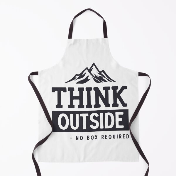 Item preview, think outside no bix requied,camping life,couple gift designed and sold by Ammar-the-goat.