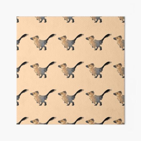 Cute Deinonychus Art Board Print for Sale by saradrawspaleo