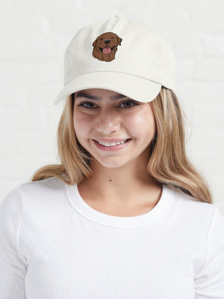 Alternate view of A Happy Fox Red Lab Cap