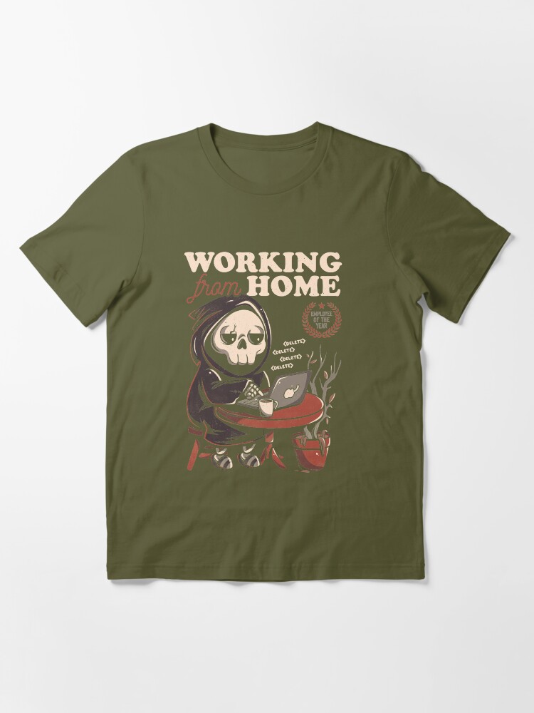 Working From Home - Creepy Skull Gift