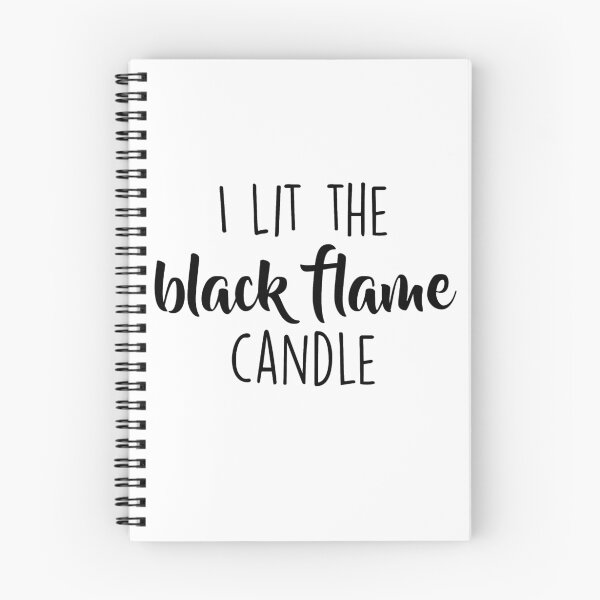 Item preview, I Lit The Black Flame Candle designed and sold by kjanedesigns.