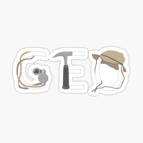 Geology Rules Sticker