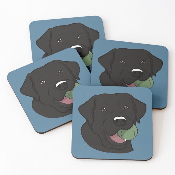 Artikelvorschau, Schwarzer Labrador mit Ball entworfen und verkauft von rmcbuckeye.