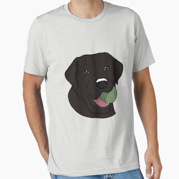 Item preview, Black Labrador with Ball  designed and sold by rmcbuckeye.