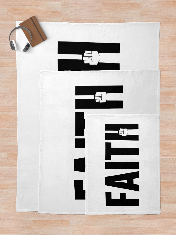 Thumbnail 5 of 6, Throw Blanket, Faith designed and sold by Inconsistento.