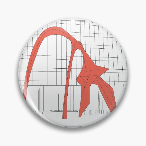 Item preview, Chicago Flamingo Sculpture - Abstract Design (Calder's Flamingo) designed and sold by kyravreeland.
