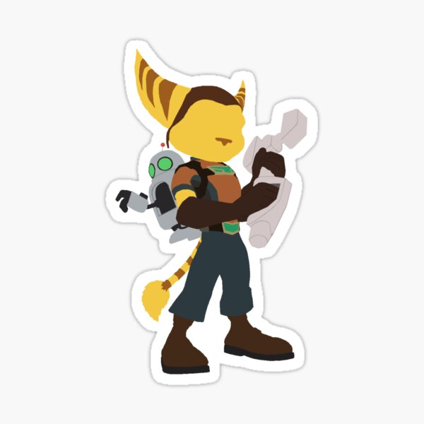 Vista previa del artículo con la obra «Ratchet and Clank - Minimalista», diseñado y vendido por italiantacos.