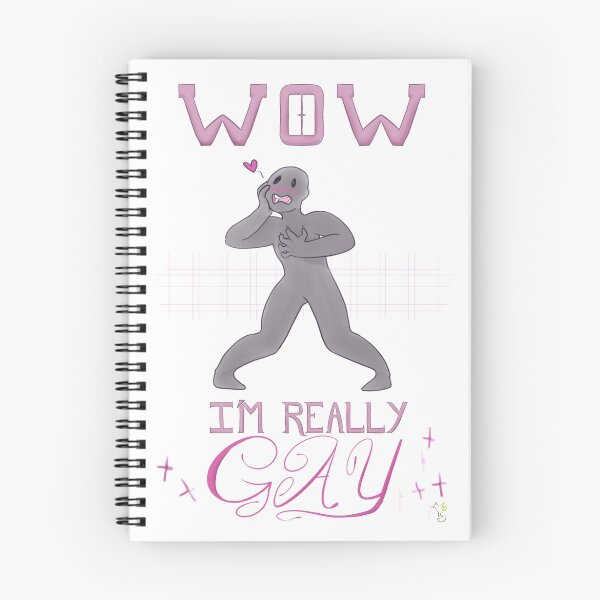 Item preview, WOW I'M REALLY GAY designed and sold by catterfly.